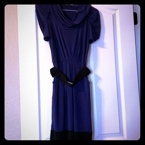 Great dress!! Navy and black